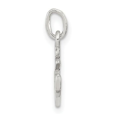 Polished Anchor Charm Pendant in Real 925 Sterling Silver