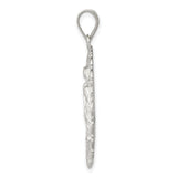 Sterling Silver Virgin Mary Pendant, Our Lady of Guadalupe Oval Medal, Catholic Religious Jewelry