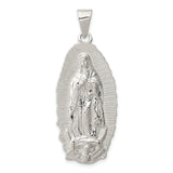 Sterling Silver Guadalupe Pendant Featuring Our Lady of Guadalupe Medallion