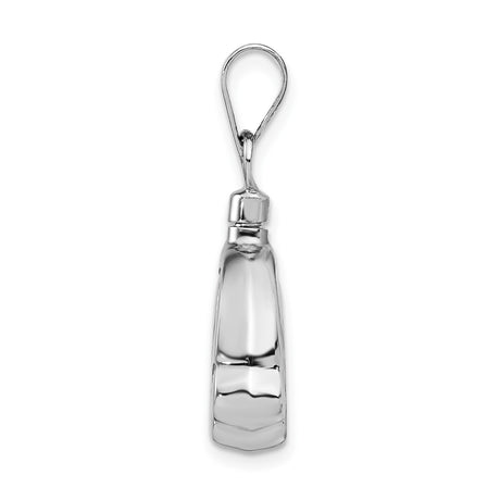 Sterling Silver Claddagh Pendant with Heart and Hands, Irish Celtic Design Jewelry