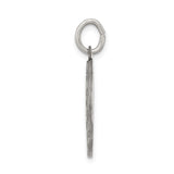 Sterling Silver Pope Francis Pendant with Raised Image and Pray for Us Medal