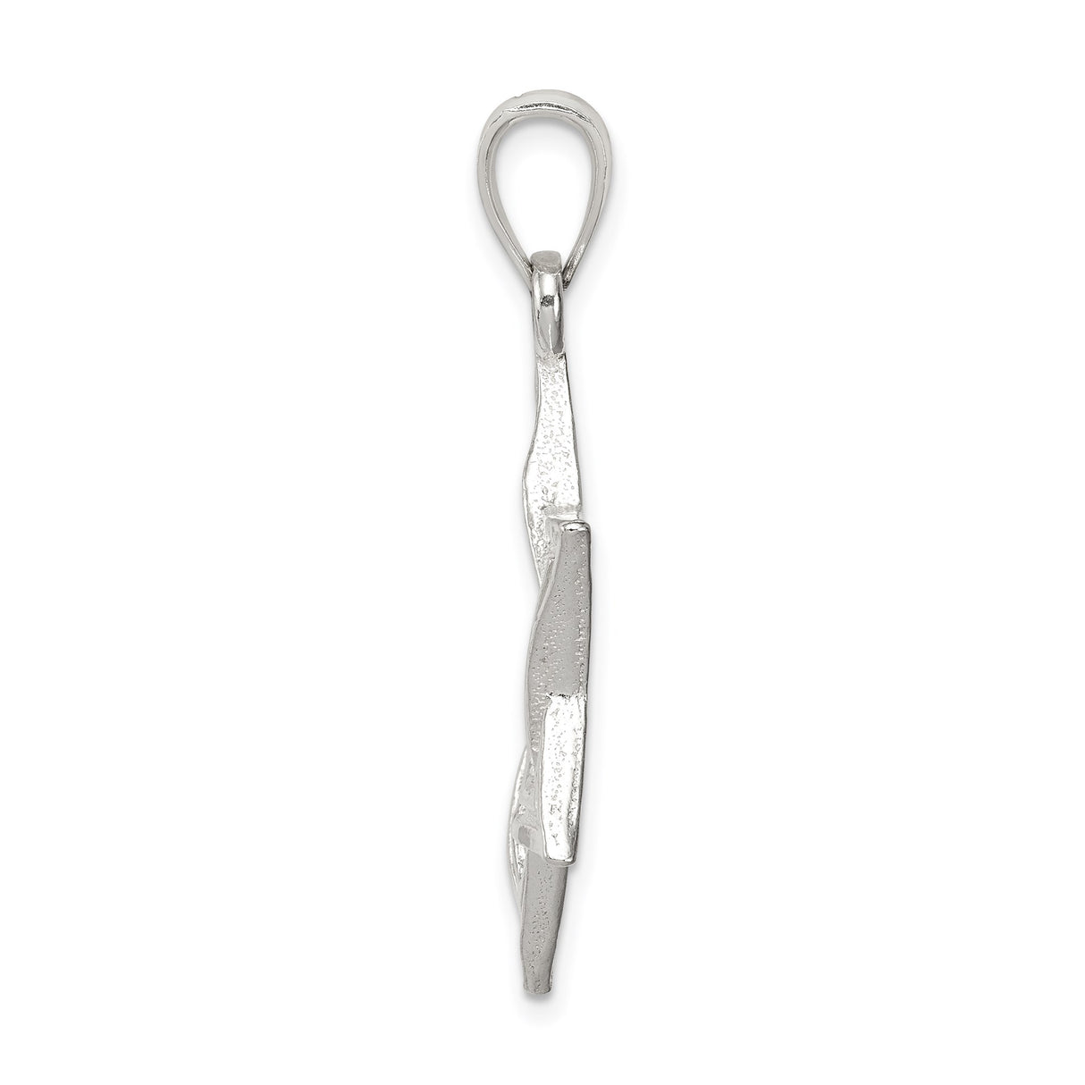 Sterling Silver Star of David Pendant with Interwoven Design, Unisex Judaica Jewelry