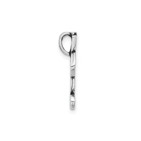 Sterling Silver Fish Hook Pendant with Tribal Engraving, Polynesian Talisman for Men