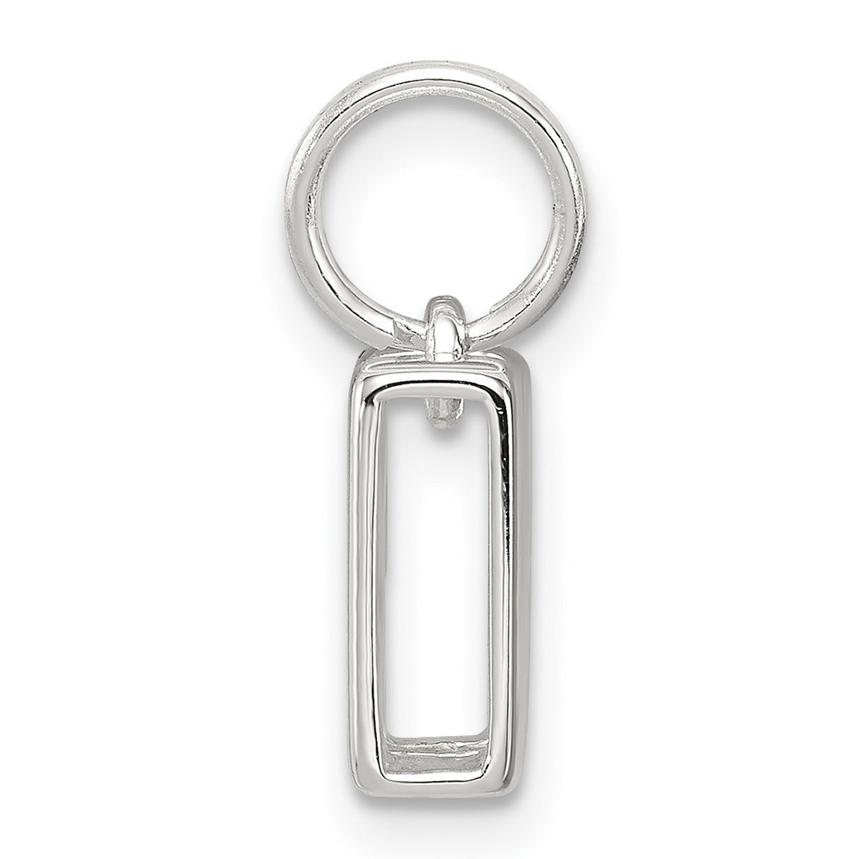 M Charm Pendant in Real 925 Sterling Silver