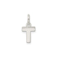 Sterling Silver Tau Cross Pendant Charm, Unisex Christian Religious Jewelry
