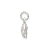 Sterling Silver Horse and Rider Pendant, Galloping Racehorse Equestrian Charm for Women