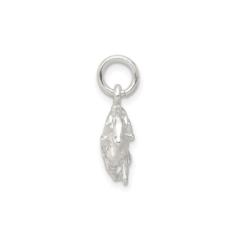 Sterling Silver Horse and Rider Pendant, Galloping Racehorse Equestrian Charm for Women