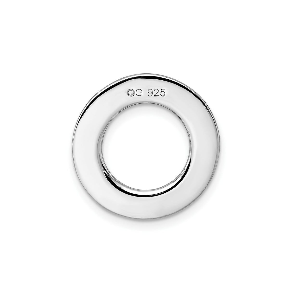 Sterling Silver Round Pendant with Follow Your Dreams Message, Inspirational Charm for Women