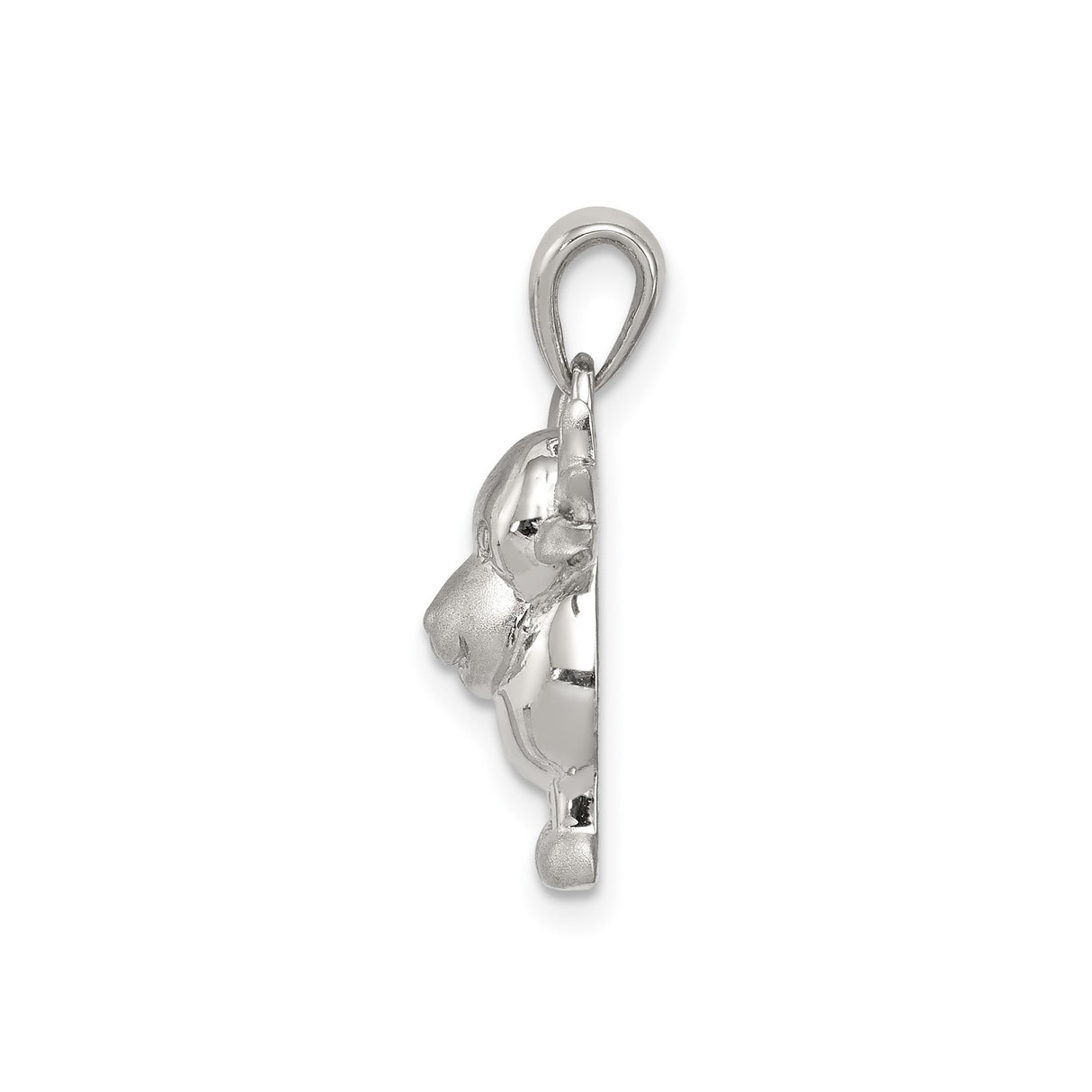 Sterling Silver Moose Pendant, Whimsical Cartoon Animal Charm, Nature-Inspired Jewelry for Women