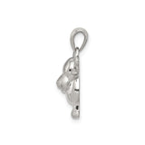 Sterling Silver Moose Pendant, Whimsical Cartoon Animal Charm, Nature-Inspired Jewelry for Women