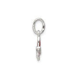 Sterling Silver Butterfly Pendant with Pink and Red Enamel Wings, Nature-Inspired Jewelry for Women