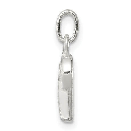 Sterling Silver Awareness Ribbon Pendant, Symbol of Support and Hope for Women or Unisex Wear