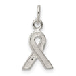 Sterling Silver Awareness Ribbon Pendant, Symbol of Support and Hope for Women or Unisex Wear