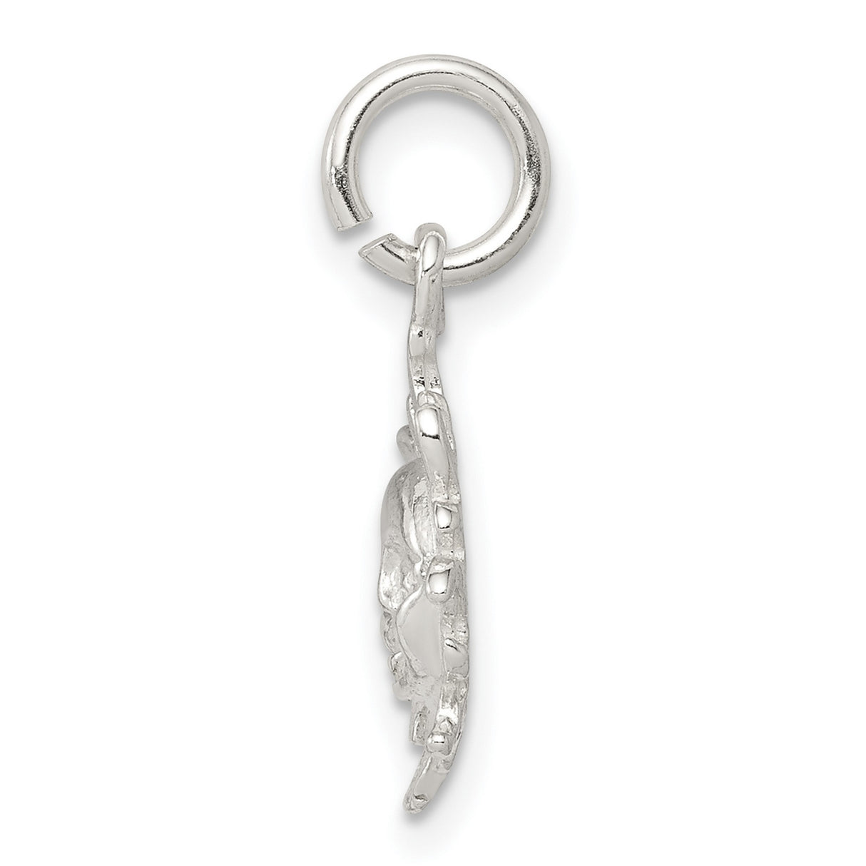 Sterling Silver Sun Face Pendant Charm, Boho Celestial Jewelry, Nature-Inspired Spiritual Design