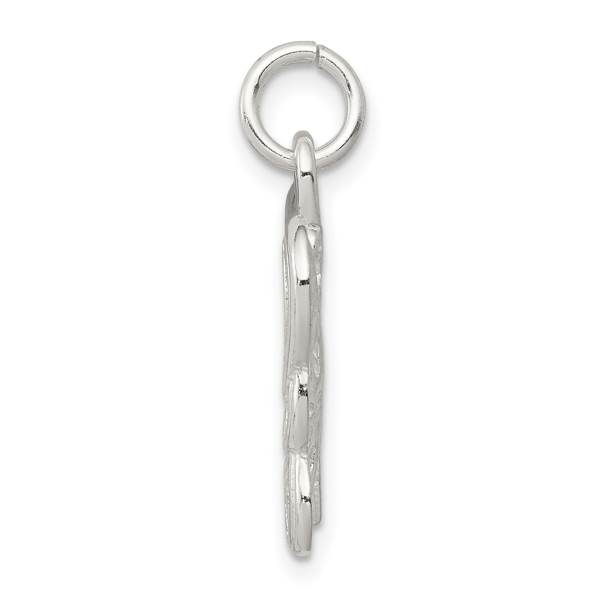 Polished Butterfly Charm Pendant in Real 925 Sterling Silver