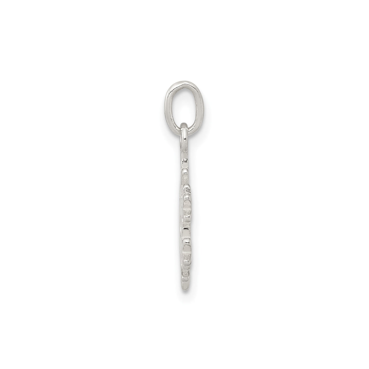 Sterling Silver Snowflake Pendant, Cutout Winter Design, Seasonal Nature-Inspired Jewelry