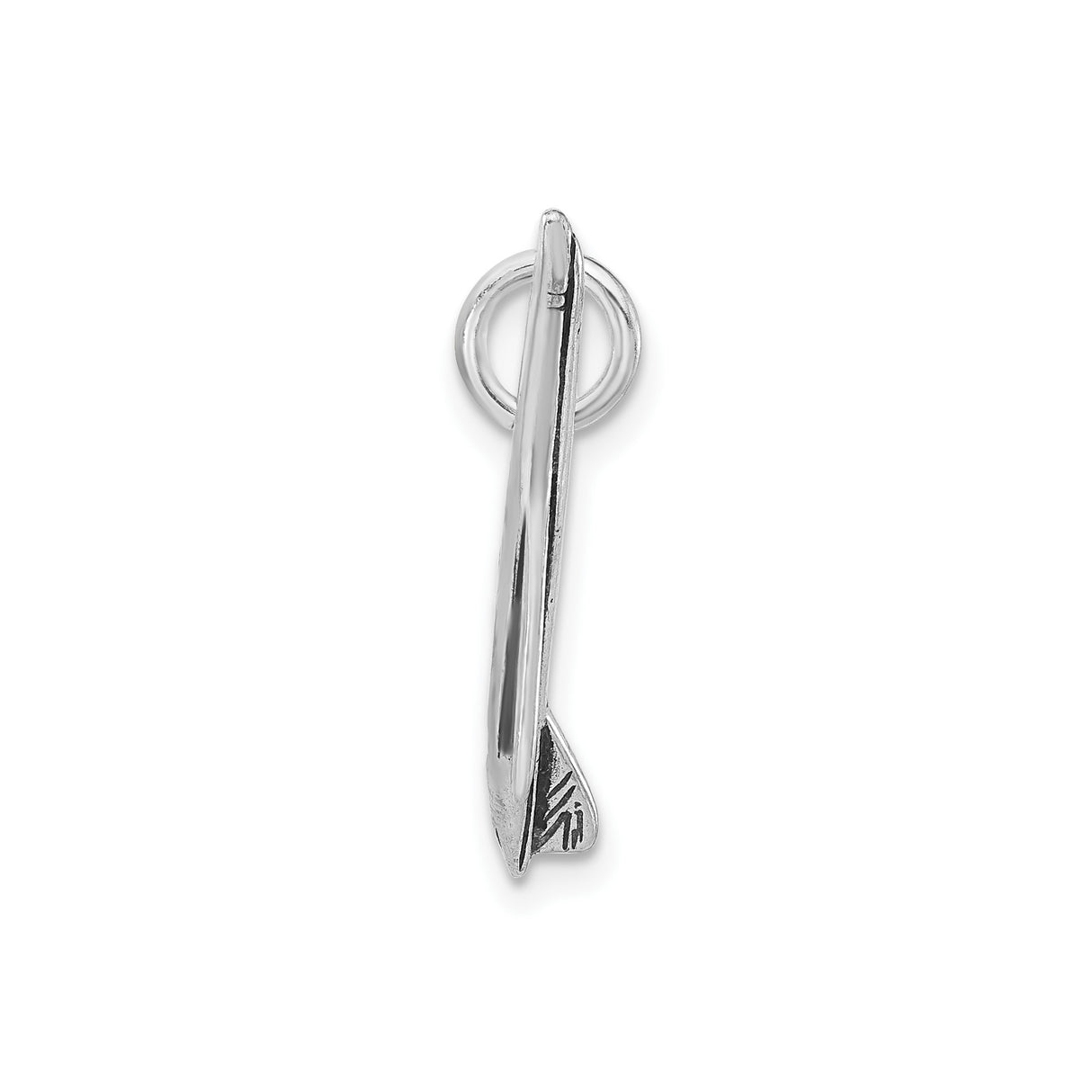 Sterling Silver Jet Airplane Pendant Charm, Aviation Theme, Unisex Travel Jewelry
