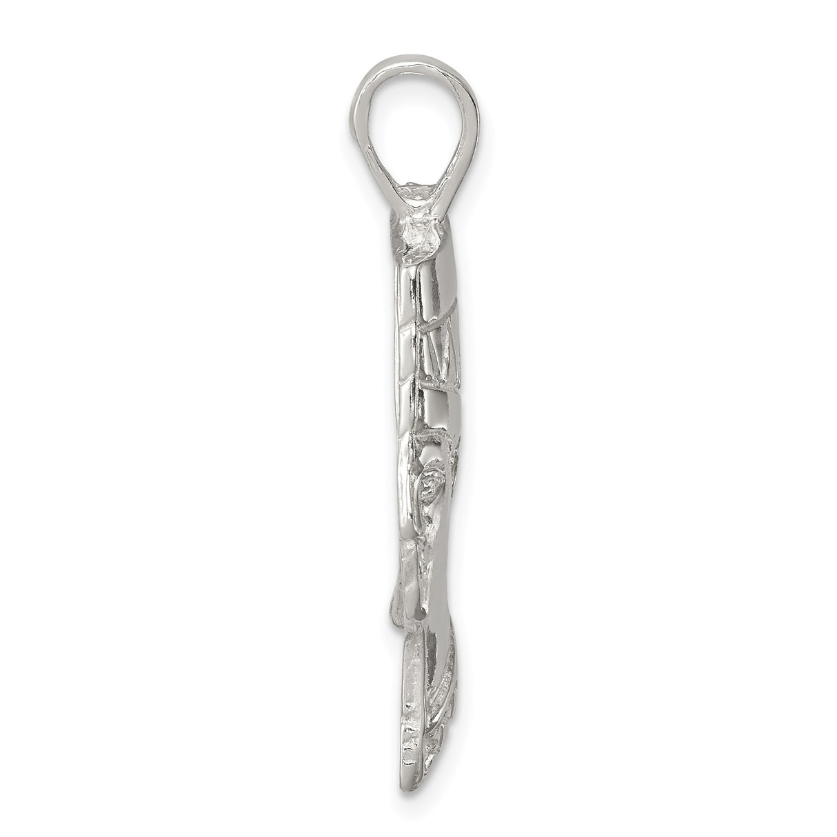 Sterling Silver Nefertiti Pendant with Detailed Headdress, Afrocentric Egyptian Queen Jewelry