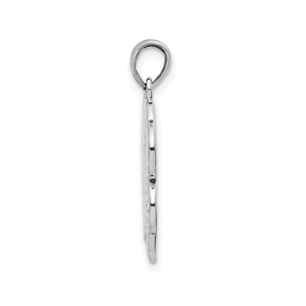 Sterling Silver Pendant with Four-Leaf Clover, Horseshoe, Evil Eye, Number Seven, Elephant Symbols