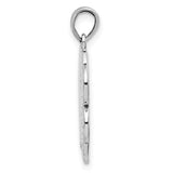 Sterling Silver Pendant with Four-Leaf Clover, Horseshoe, Evil Eye, Number Seven, Elephant Symbols