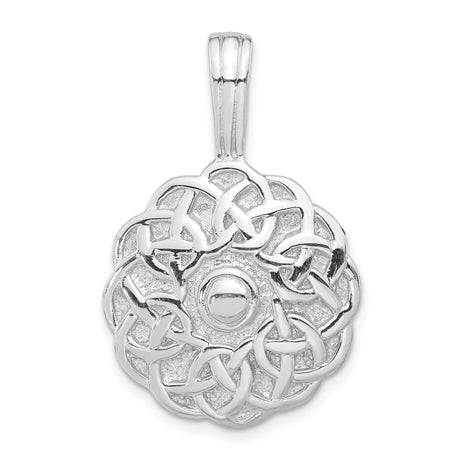 Sterling Silver Celtic Knot Pendant with Interwoven Eternal Design for Women