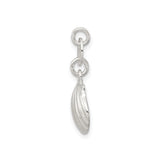 Sterling Silver Scallop Shell Pendant, Camino de Santiago Spiritual Travel Charm