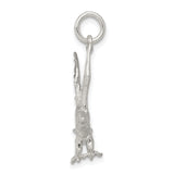 Sterling Silver Eagle Pendant with Spread Wings, Symbol of Freedom and Strength