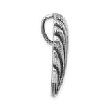 Sterling Silver Seashell Pendant with Scallop Shell Symbol, Camino de Santiago Charm