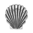 Sterling Silver Seashell Pendant with Scallop Shell Symbol, Camino de Santiago Charm