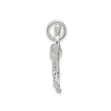 Sterling Silver Flamingo Pendant, Detailed Tropical Bird Design, Nature-Inspired Jewelry