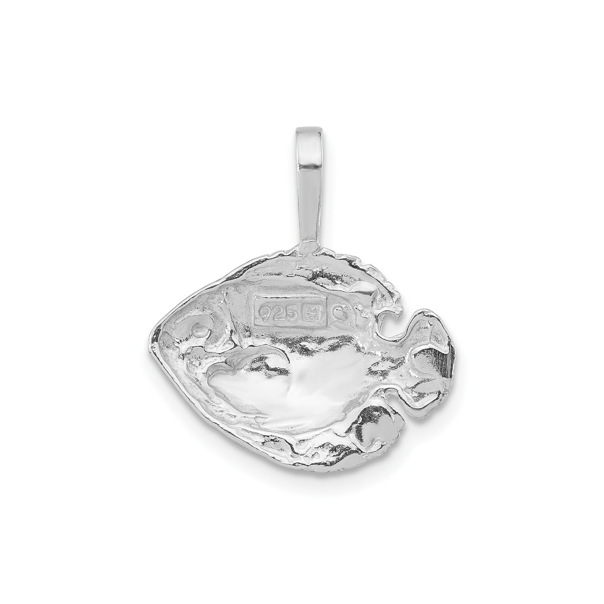 Sterling Silver Fish Pendant with Detailed Scales and Fins, Symbolic Ocean Theme Jewelry