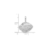 Sterling Silver Fish Pendant with Detailed Scales and Fins, Symbolic Ocean Theme Jewelry