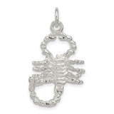 Sterling Silver Scorpion Pendant, Openwork Scorpio Zodiac Symbol for Men or Women