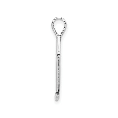 Sterling Silver Windsurfing Pendant with Stylized Sailboard Design, Unisex Nautical Charm