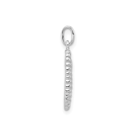 Sterling Silver Seahorse Pendant with Cubic Zirconia, Nautical Ocean Charm for Women