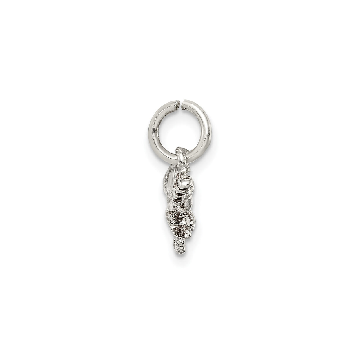 Sterling Silver Dove Pendant with Open Wing Design, Symbol of Peace and Faith