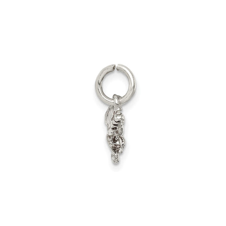 Sterling Silver Dove Pendant with Open Wing Design, Symbol of Peace and Faith