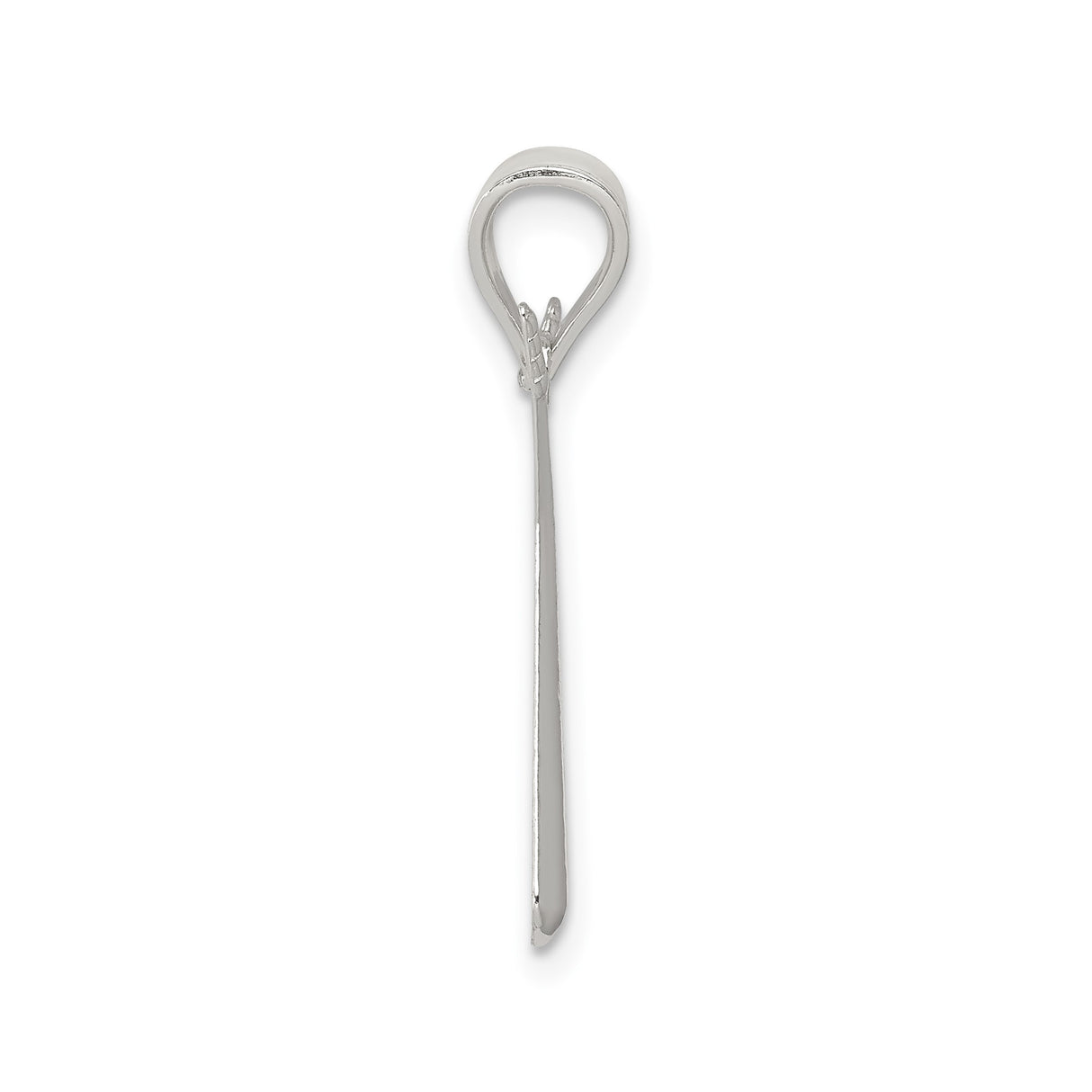 Sterling Silver Baseball Pendant with Crossed Bats and Ball Design, Athletic Charm