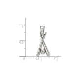 Sterling Silver Baseball Pendant with Crossed Bats and Detailed Ball, Unisex Sports Jewelry