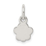 Sterling Silver Paw Print Charm Pendant, Detailed Animal Paw Design, Pet Memorial Jewelry