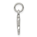 Sterling Silver Paw Pendant, Animal Print Memorial Charm, Pet Remembrance Jewelry