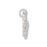 Sterling Silver Horse Pendant with Detailed Running Horse Design, Unisex Equestrian Charm