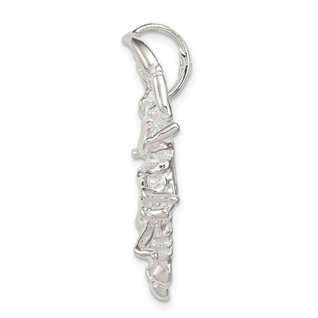 Sterling Silver Scorpion Pendant, Detailed Scorpio Symbol Zodiac Talisman for Men or Unisex