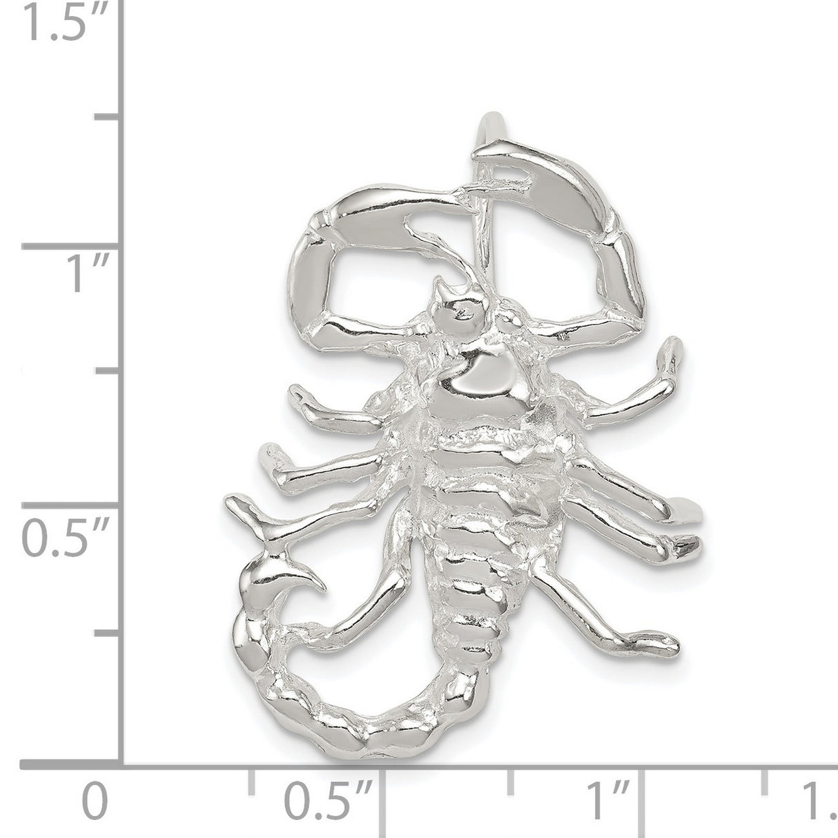 Scorpion Charm Pendant in Real 925 Sterling Silver