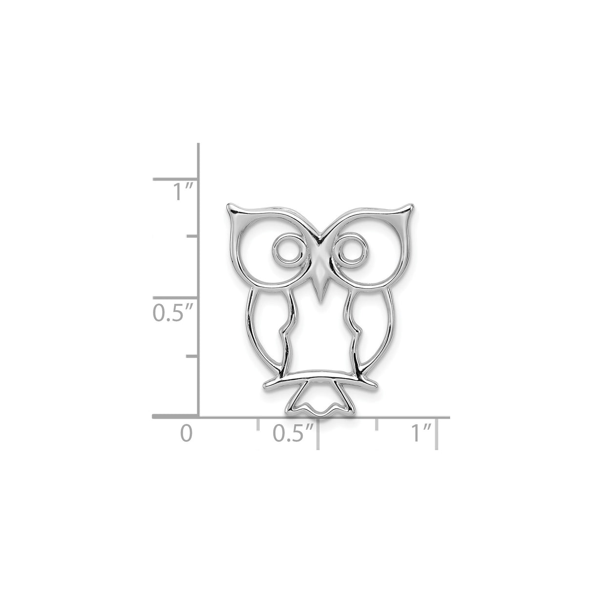 Sterling Silver Owl Pendant with Openwork Design, Wisdom Motif, Nature-Inspired Jewelry