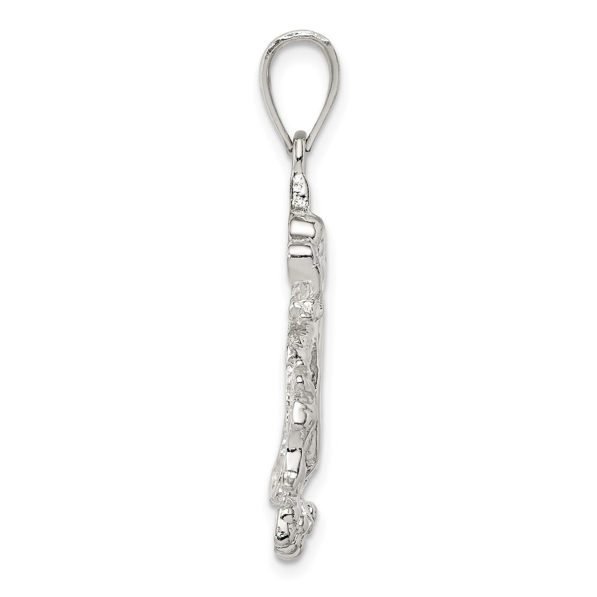 Sterling Silver Dragon Pendant, Chinese Mythology Symbol of Strength and Wisdom, Unisex Charm