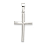 Sterling Silver Cross Pendant, Minimalist Spiritual Charm for Men and Women