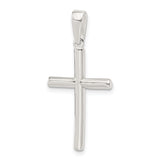Sterling Silver Cross Pendant, Minimalist Spiritual Charm for Men and Women