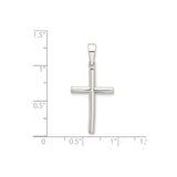 Sterling Silver Cross Pendant, Minimalist Spiritual Charm for Men and Women