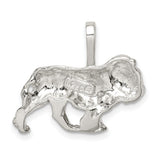 Walking Male Lion Charm Pendant in Real 925 Sterling Silver